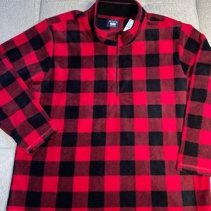 NWT Men’s XXL Place Buffalo Plaid Fleece Pullover